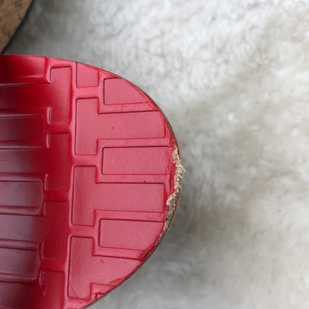 *Tory Burch | Red Navy Volcano Angeline Wedges 7.5 - Picture 14 of 14